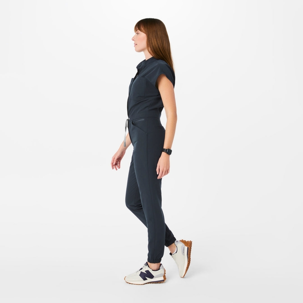 Rafaela Cargo ScrubJumpsuit - dark harbour